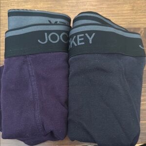Jockey Boxer Briefs - Navy Blue and Purple Medium